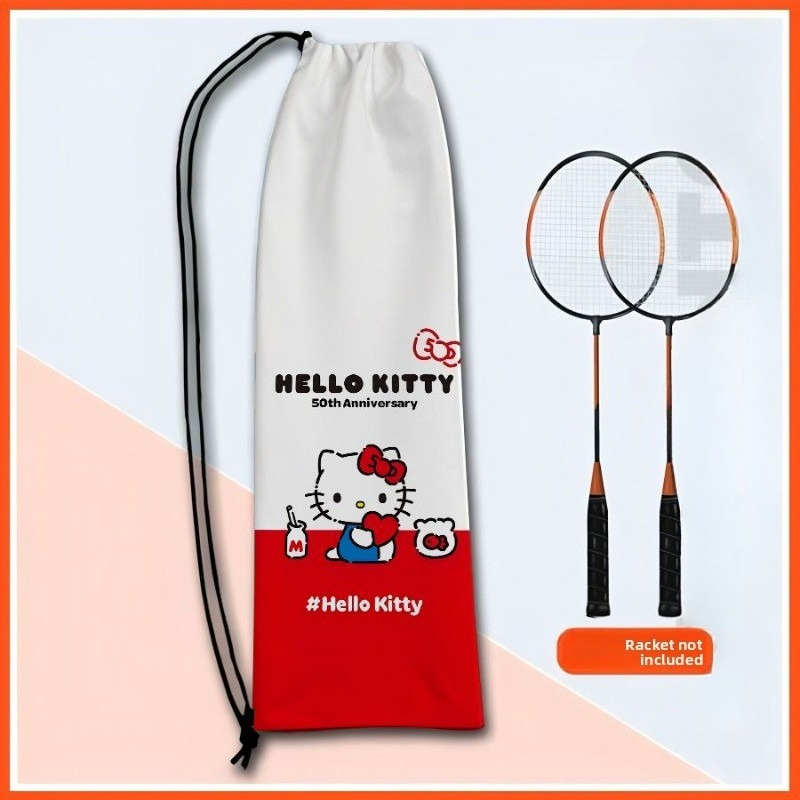 Racket Cover Bag - Bolsa de Armazenamento com Cordão para